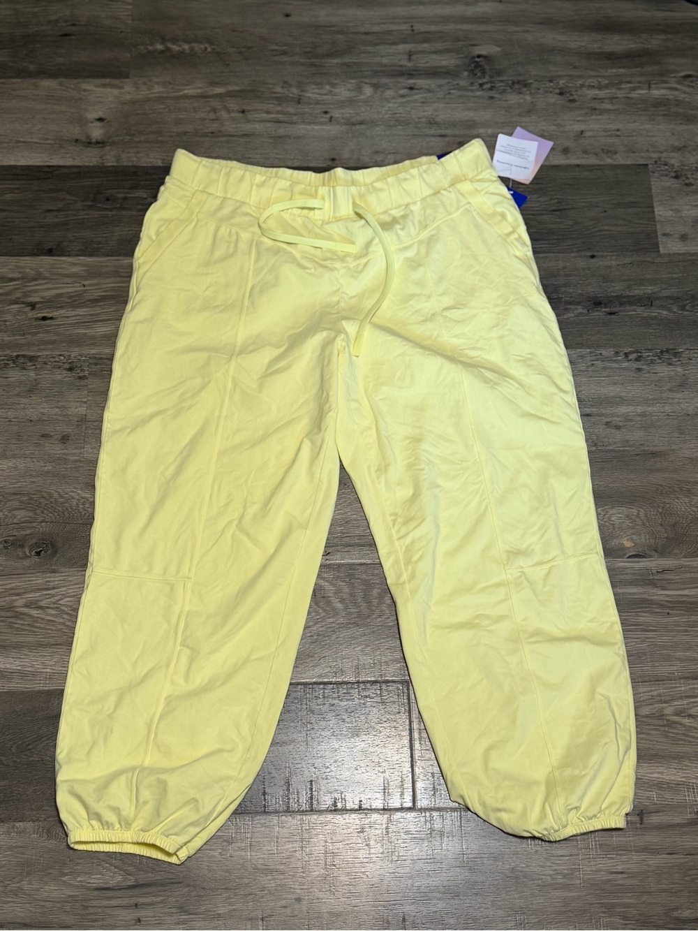 NWT JoyLab Yellow Jogger Pants XXL Track Pants Lightweight Activewear
